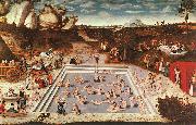 Lucas  Cranach The Fountain of Youth Spain oil painting artist